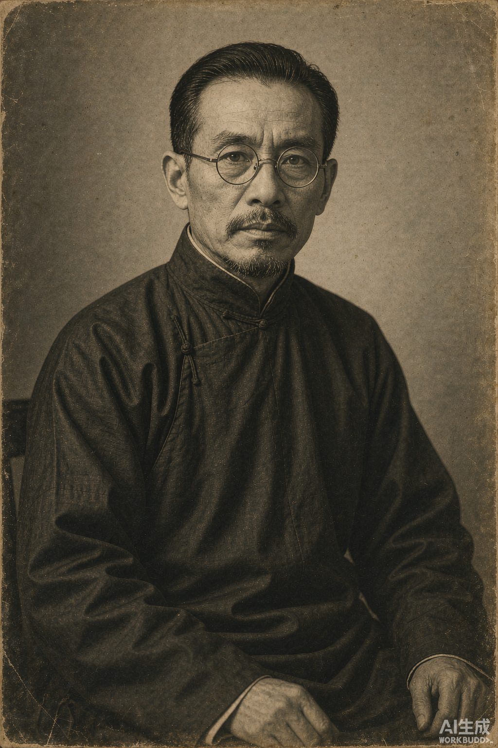 梁启超肖像