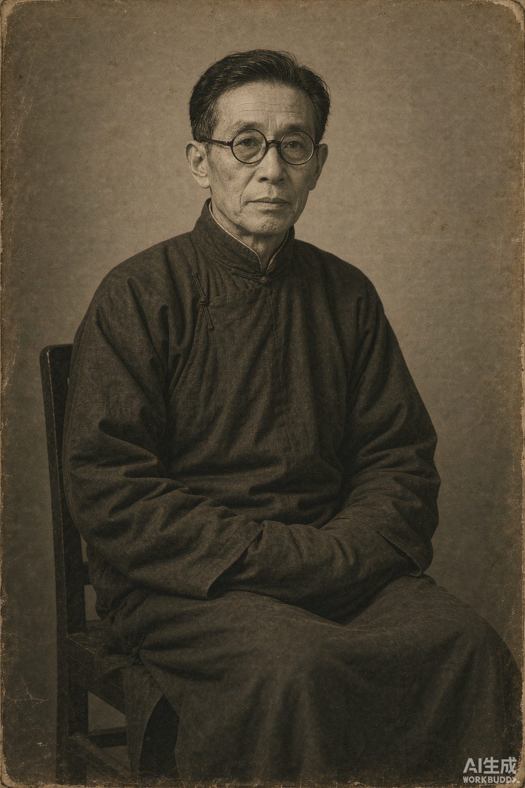 陈寅恪肖像