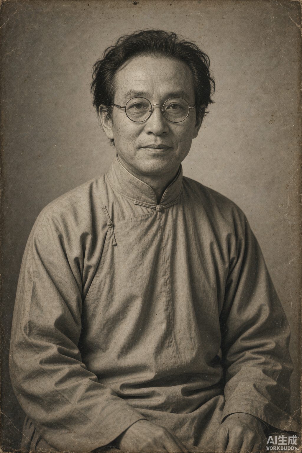 钱穆肖像